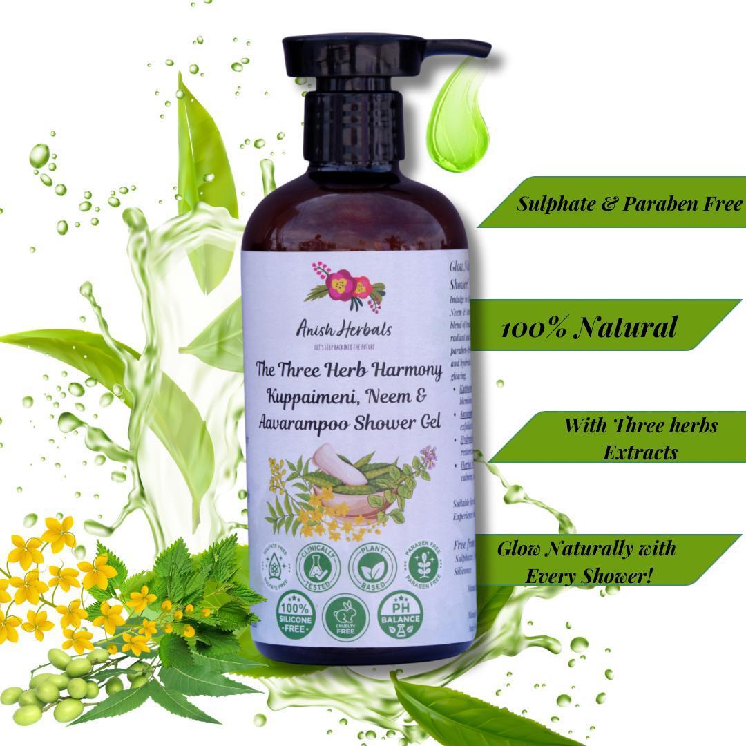 The Three Herb Harmony Shower Gel